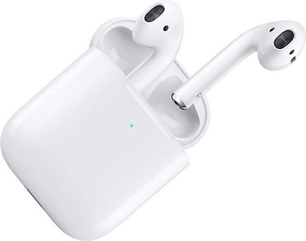 Apple AirPods weiß [2. Generation, mit kabellosem Lightning Ladecase]